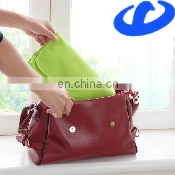 Canvas Wash Bag Foldable Organizer Multi-functional Hanging up Cosmetic Bag photo-3