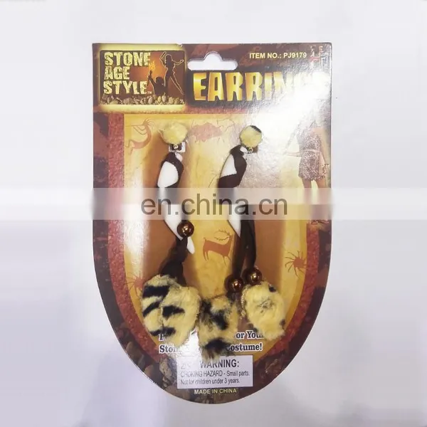 Stone Age Style Earrings/wild Ear Pendants