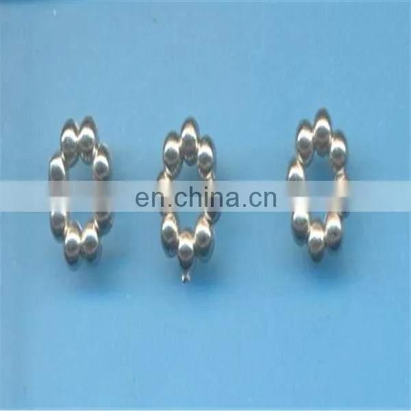 Silver Metal Beads Ring Decoration