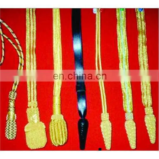 Gold Sword Knot Knitted Knot With Gold Cord | Uniform Accoutrements | Pakistani Sword Knots photo-4