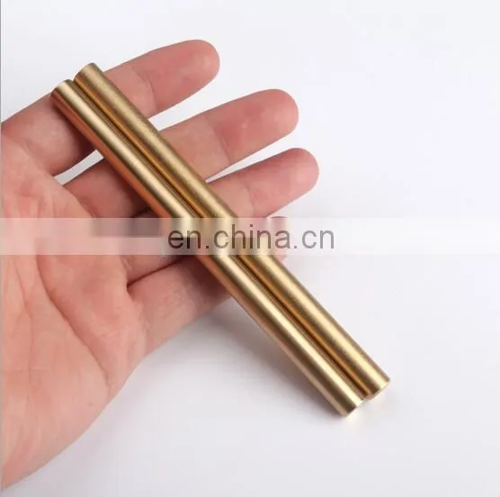 Mirror Polish and Matte Brass Pen Customized Logo Brass Gel Pen photo-5