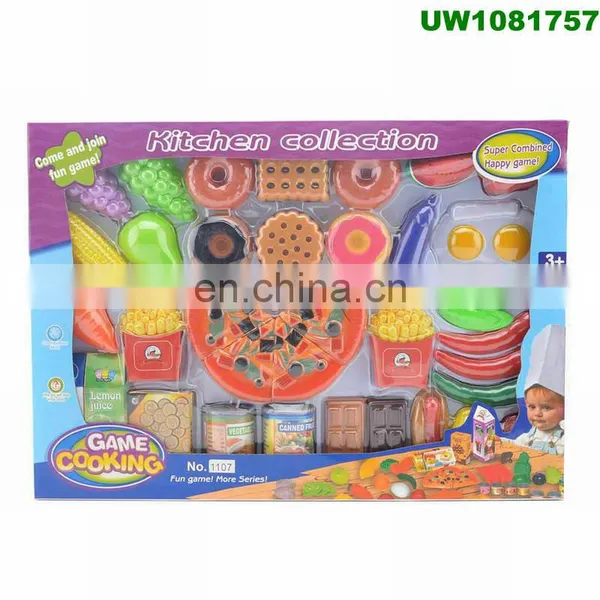 Play Food Set for Kids & Toy Food for Pretend Play - Huge 125 Piece Play Kitchen Set With Children Educational Food Toys for To photo-4