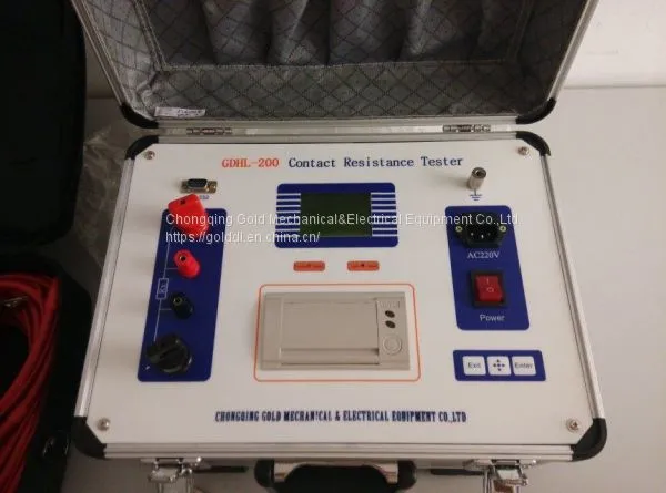 GDHL-200 High Voltage Switchgear Loop Resistance Tester photo-4