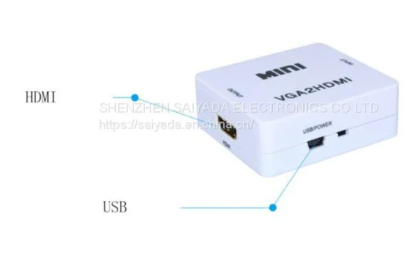 Cheap VGA 2 HDMI Converter Switch VGA to HDMI High Clear 1080P photo-2