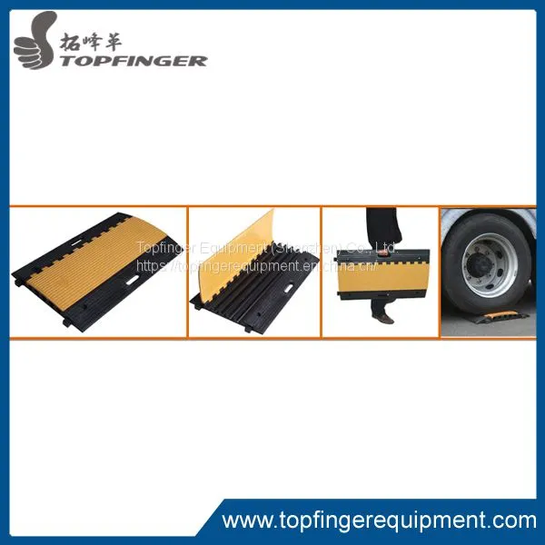 TFR Outdoor Road traffic safety rubber speed hump/road speed bump/speed breaker
