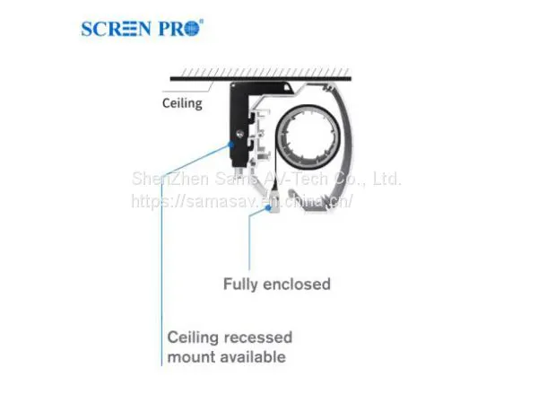T PRISM Anti-light Tensioned Screen - Kinglux photo-4