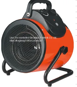 Industrial Air Forced Fan Heater 380V 15KW Yellow photo-3