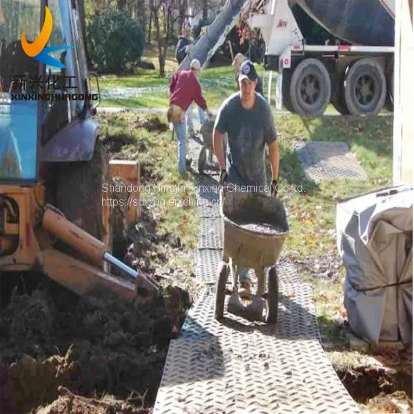 HDPE Heavy Duty Floor Plastic Ground Protection Temporary Road Mat photo-2