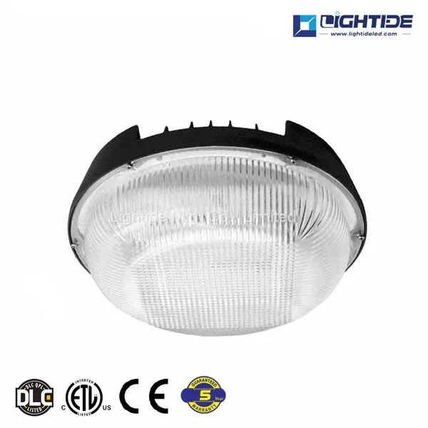Lightide ETL/IP65-классные круглые светильники на светодиодах для навесов на заправках