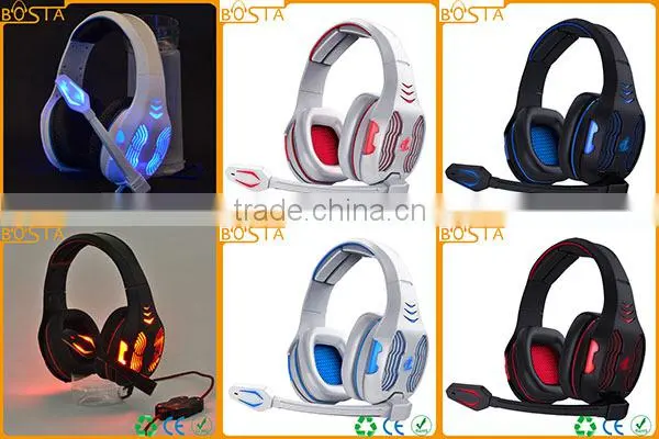 Cheap Factory Price Best Quality Fashion Stereo Wholesale High Protein Gaming Headsets photo-2