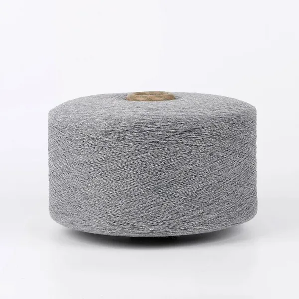Ne 12/1 Nm20/1 Gray 60/40 Poly Cotton Yarns Knitting Open End Regenerated Yarn Eco-Friendly Recycled Cotton Yarn photo-2