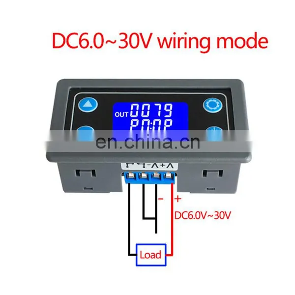 DC12V LED Digital Time Delay Relay Module Programmable Timer Relay Control Switch Timing Trigger Cycle With Case for Indoor photo-2
