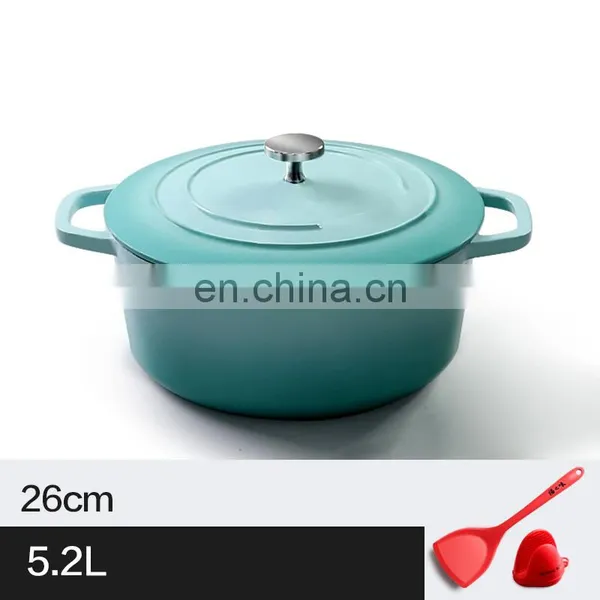 Enamel Cast Iron Dutch Oven Casserole Sauce Pan photo-5