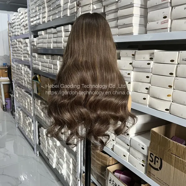 4-8 150% 13x6 Luxury Highlight Human Hair Lace Wig With Factory Price photo-3
