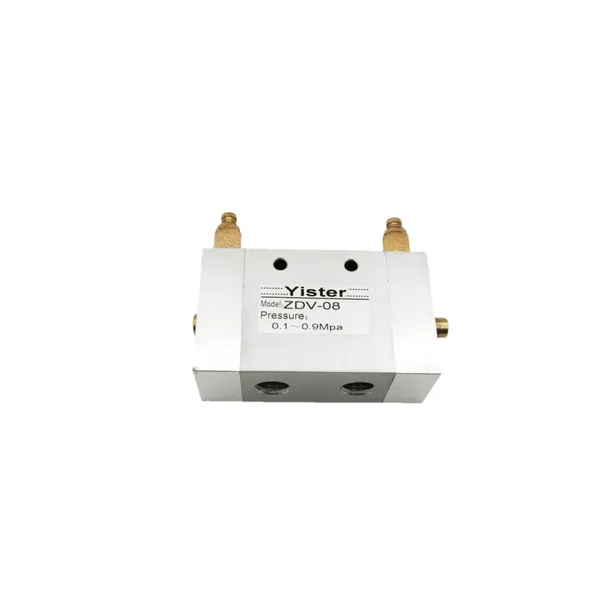 1/4 Inch Two-position Five-way ZDV-08 Speed Control Automatic Reciprocating Valve photo-4