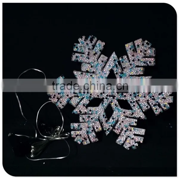 Snowflake Motif Holiday Decorative Light photo-2
