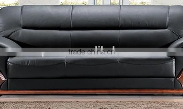 Oupusen 1 1 3 Black Home Wooden Sofa Set photo-3