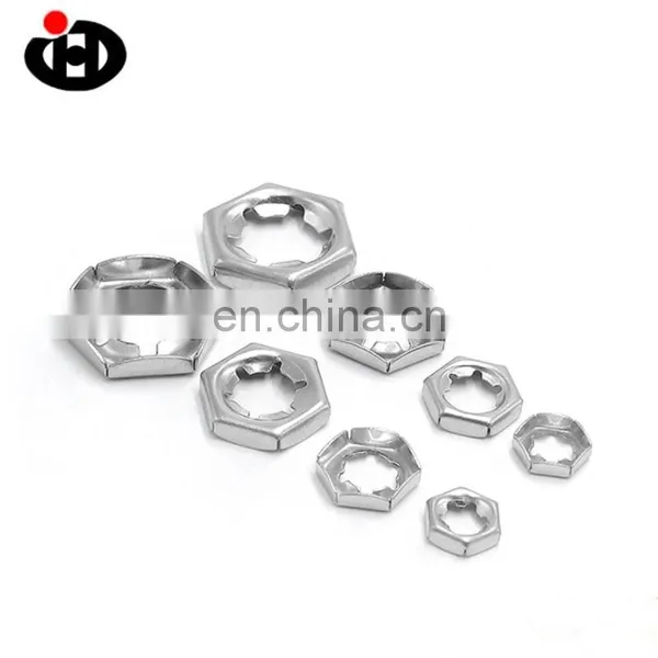 Hot Sale Tight Stainless Steel Self Locking Counter Hex Nuts photo-3