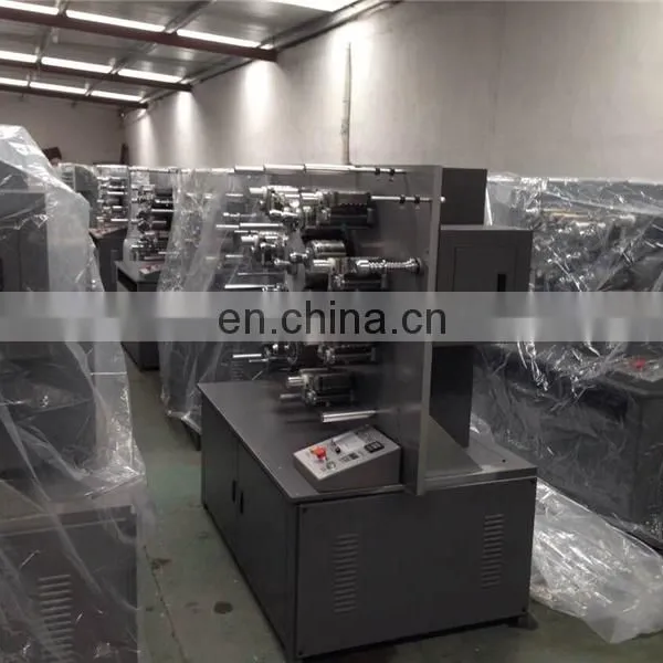 UGS1007 7 Full Color Front Back Two Side Automatic Rotary Fabric Label Printer, Fabric Cotton Label Wash Ribbon Printing Machine photo-3