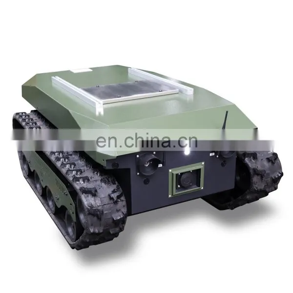Small Robot Rubber Track Crawler Chassis photo-3