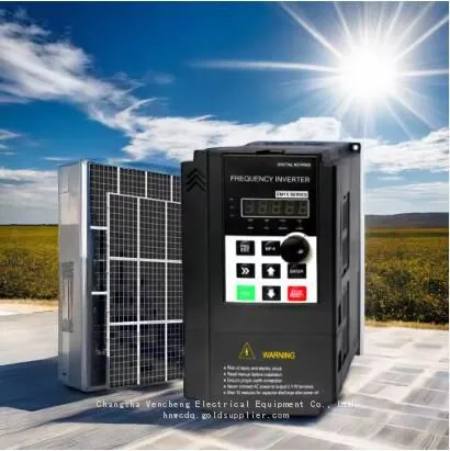 Hybrid Power Inverter DC to AC 3-Phase 380V/220V MPPT Solar Water Pump VFD With Variable Frequency Triple Output LED Display photo-3