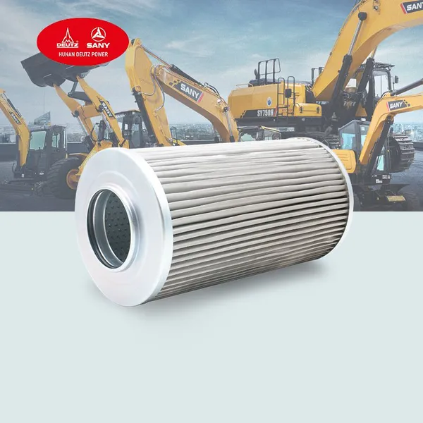 Sany OEM Hydraulic Oil Filter 60082694 Replacement for SY75 SY215 SY365 Excavators High Pressure Spin-on Filter Element photo-4