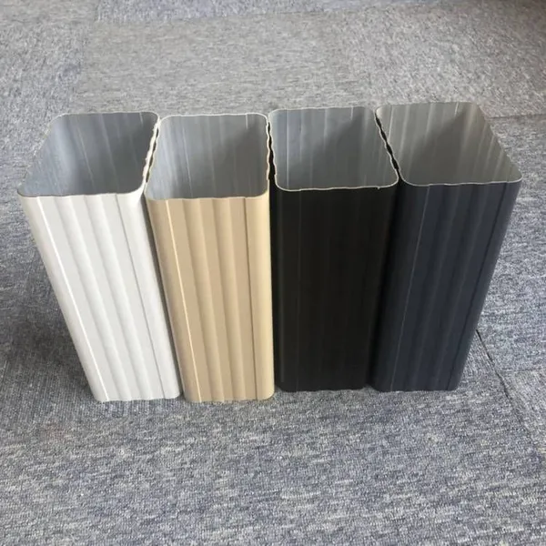 Large-diameter Downpipes for Factory Buildings, Sizes of Prefabricated Aluminum Alloy Rainwater Pipes, Building Exterior Wall Drainage Pipes photo-3