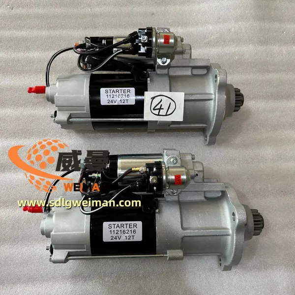 ORIGINAL SDLG Starter Motor 11216216 Excavator Parts photo-2