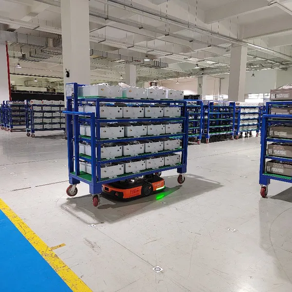 Heavy Duty Industrial Metal Racking Systems for Automated Robot Warehouse Storage