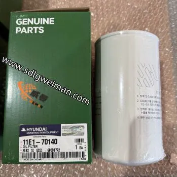 Hyundai Excavator Parts Genuine 11E1-70140 FILTER-OIL for R210LC7 R210LC3 R220-9S R225-7 R330LC9S R300LC9S in Stock photo-2