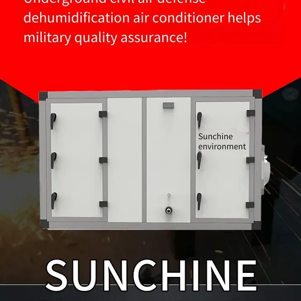 Temperature-controlled Dehumidifier, Industrial Dehumidifier, Large-scale Dehumidification Equipment for Underground Civil Air Defense, Dual Cold Source Heat Pump Unit, Manufacturer photo-4