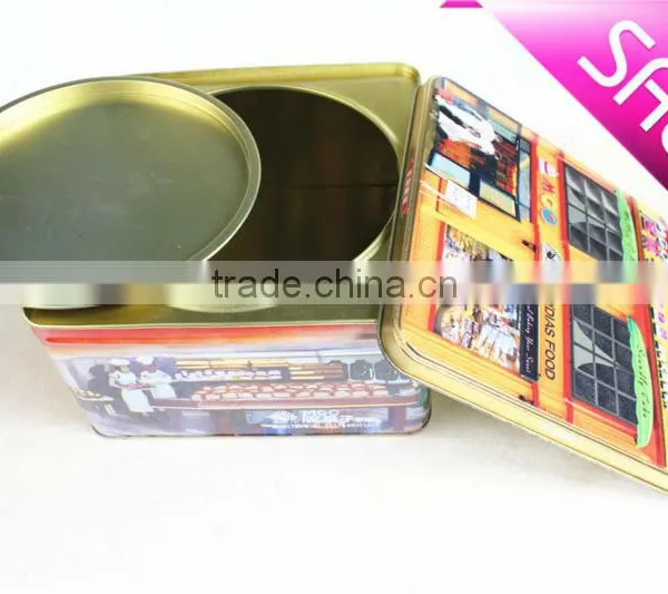 Square Biscuit Tin Box photo-3