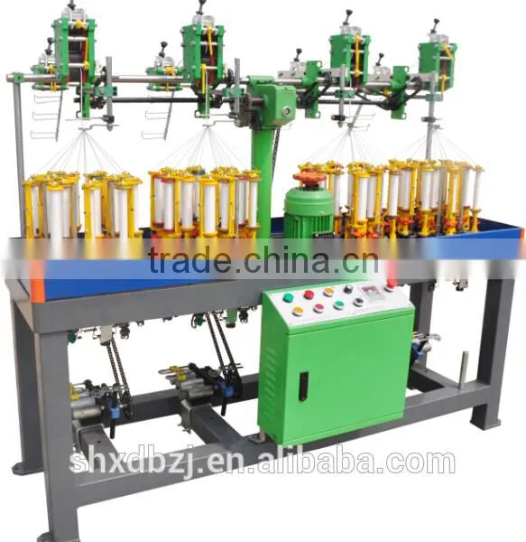 High Speed Flat Braids Braiding Machine for Shoelace Underwear Belt Bandles Making