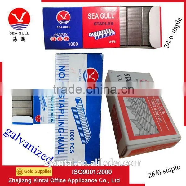 Wholesale Standard Office Staple Pin With Galvanized Color photo-5