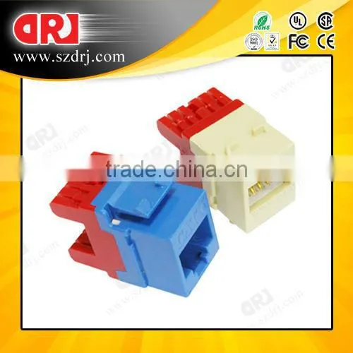 With Different Colors Cat5e UTP RJ45 Keystone Jack photo-3