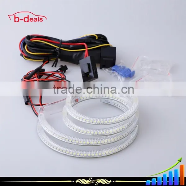 B-deals Hot Sell 131mm 106mm Angel Eyes Rings SET SMD LED for BMW E90 photo-3