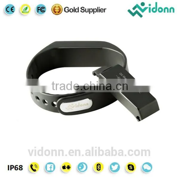 Hot Selling! New Vidonn X6S IP68 Waterproof Detachable Notifications 15 Days Build-in USB 2.0 Bluetooth 4.0 Smart Watch 2016