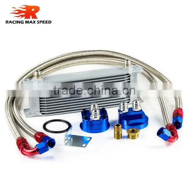 Auto Aluminum Different Adapter Oil Cooler Kit Suit for Racing Cars photo-2