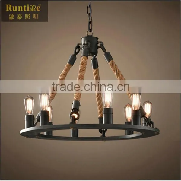 Iron Wire Pendant Lamp Hanging Lamp Chandelier Modern Pendant Light Fixtures photo-4