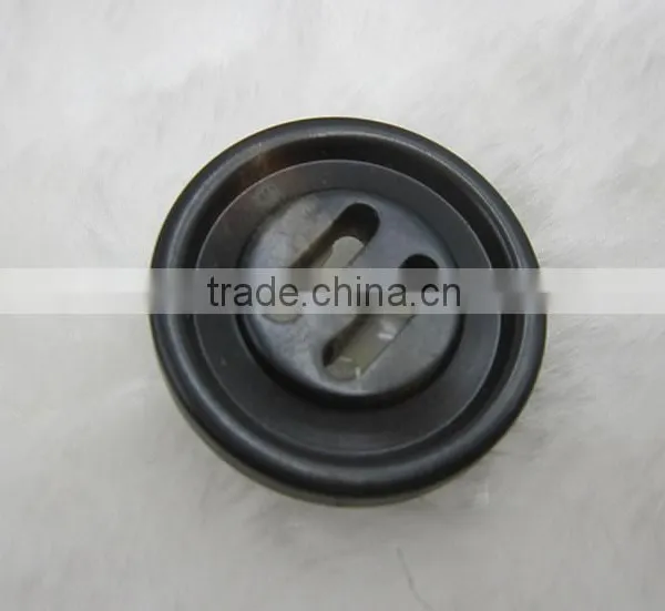 Sedex Audited Factory 2 Pillar Oval Shape Hole Resin Button for Military Garment, Polyester Military Garment Button photo-3