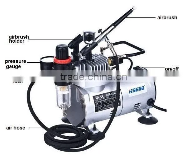 AS18K-2 Airbrush Kit With Compressor photo-2