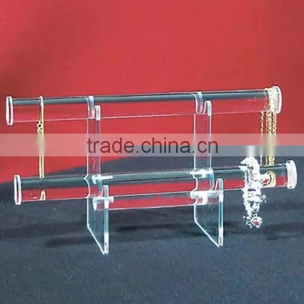 GH-RZ358 2014 High Quality Clear Tube Acrylic Bracelet Display With Support Quality Choice photo-3