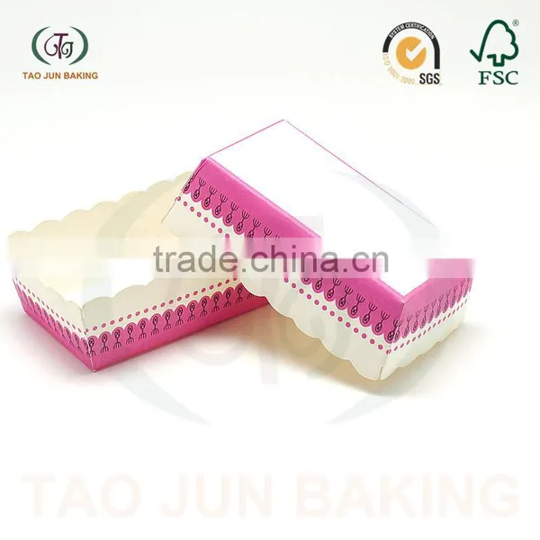 14*5*4cm Rectangle Shaped Disposable Cake Container Baking Cups photo-5