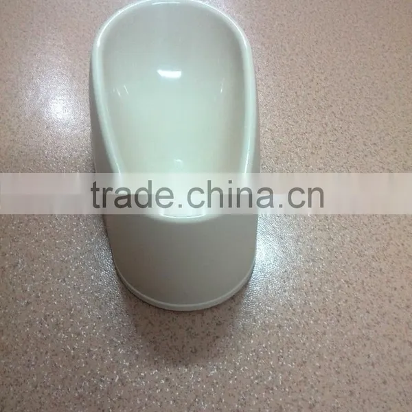 White Plastic Dog Cat Bowl Pet Bowl photo-5