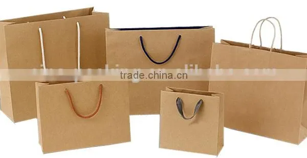 Paper Type Food Packaging Bags Kraft Paper Bags Bread Packaging Bags