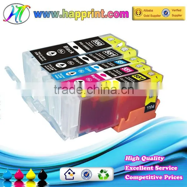 China Factory Wholesale Compatible Ink Cartridge PGI-550XL ClI-551XL for Canon