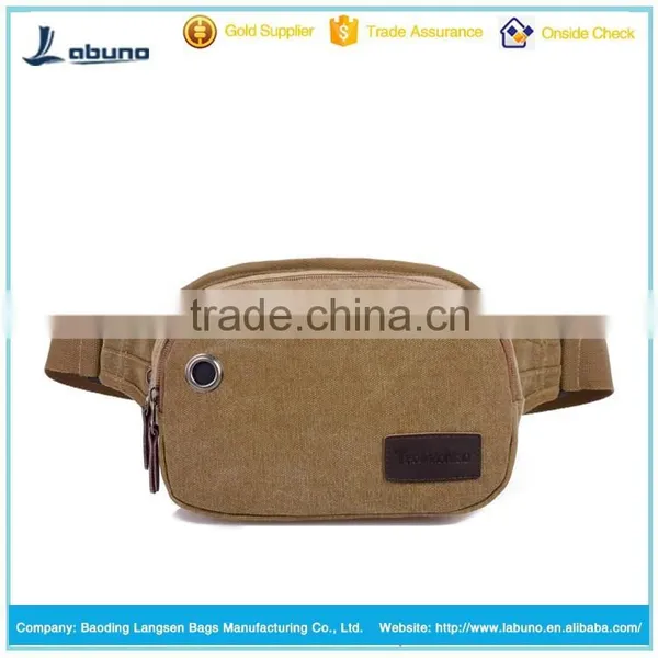 Top Quality Round Canvas Military Bag Bags Elegant Waist Bag photo-2