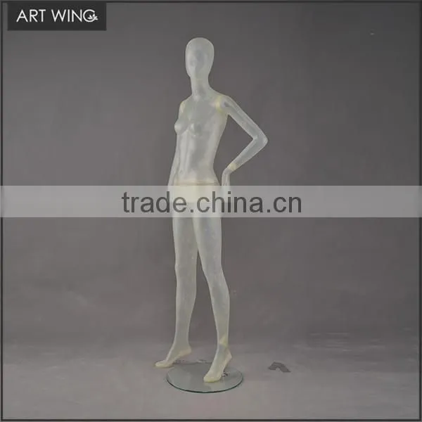 Sexy Gold Yoga Quality Female Eco-friendly Mannequin Body for Sale photo-5