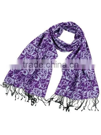 100% Silk Scarf Men Shawl With Tassel