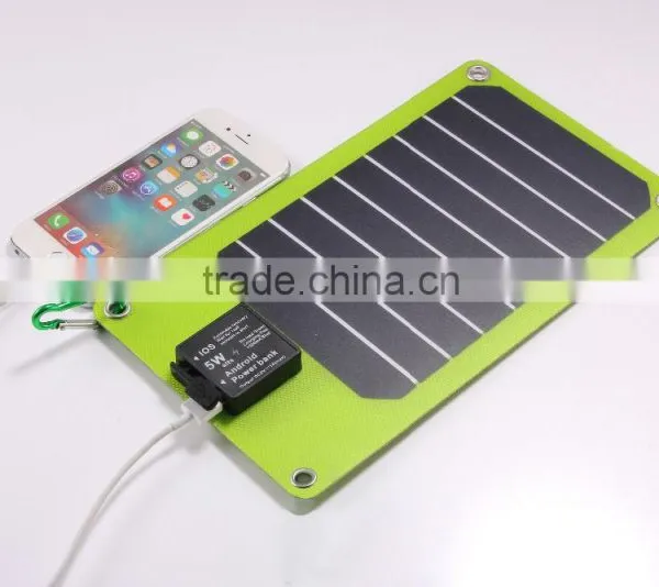 Home Solar Systems 5w Travel Solar Charger Panel for England Market photo-4